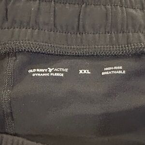 Old Navy Active Men's Black Fleece Joggers